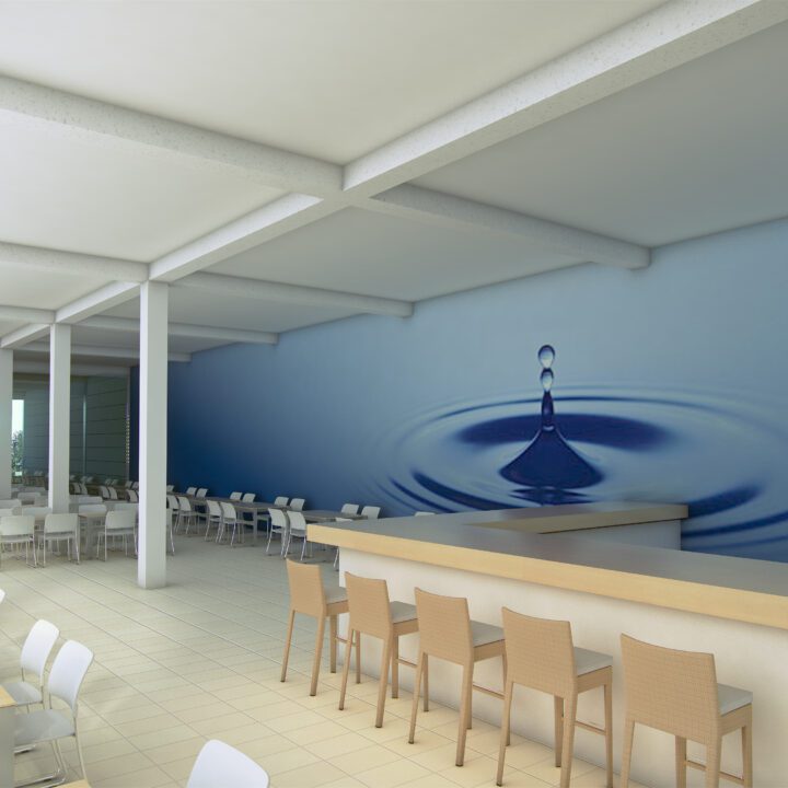 Restauració dins equipament esportiu